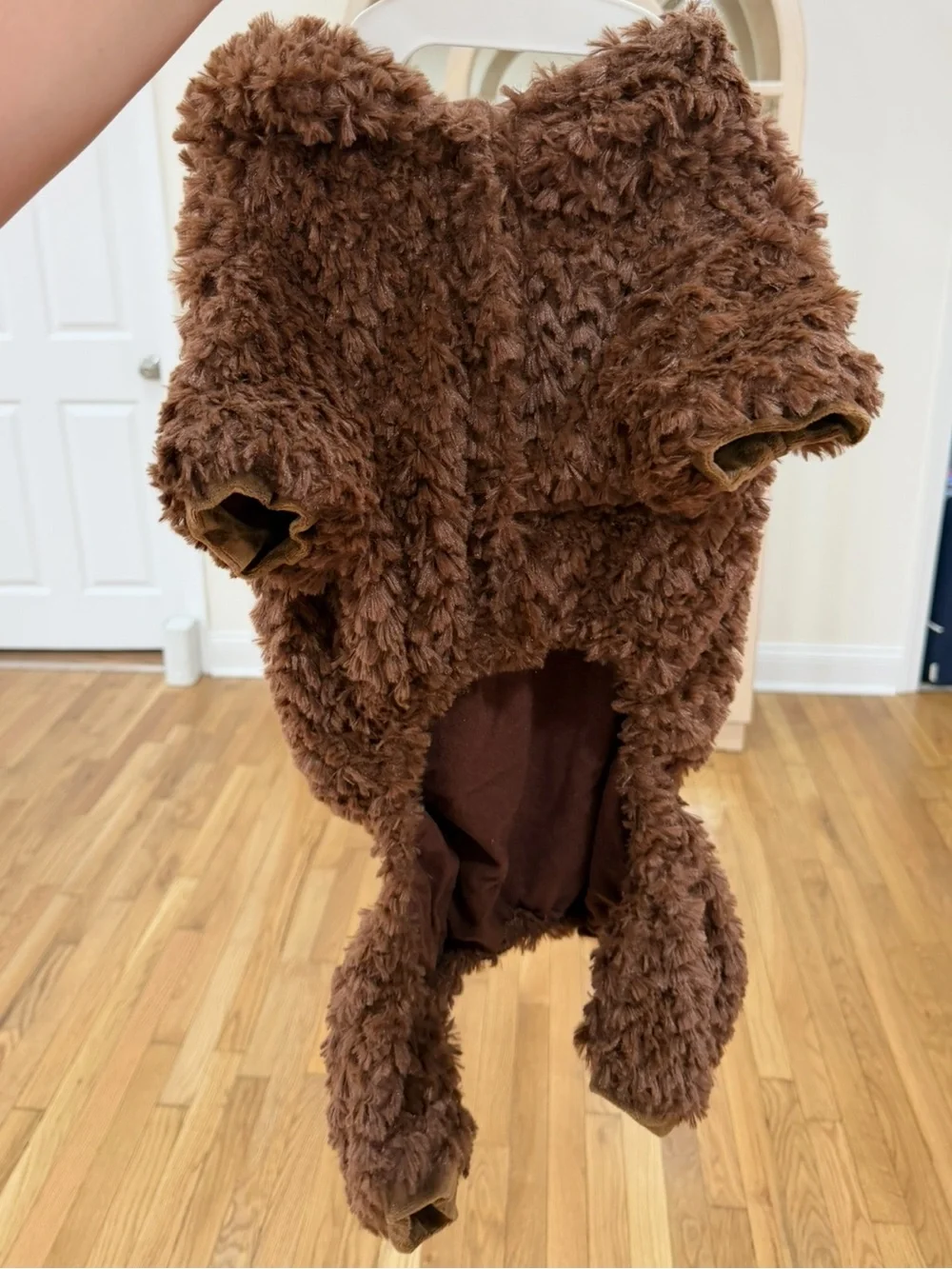 🦋Reindeer Dog Costume Plush Brown Christmas Pet Outfit Size Large